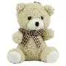 Teddy Bear Plush Keychain Pendant Decoration Beige 8cm