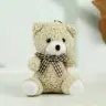Teddy Bear Plush Keychain Pendant Decoration Beige 8cm