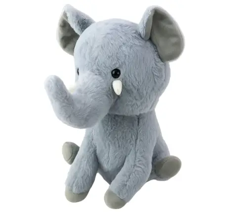 Plush Mascot Cuddly Toy Large Elephant Gray 36cm Plush Mascot Cuddly Toy Large Elephant Gray 36cm