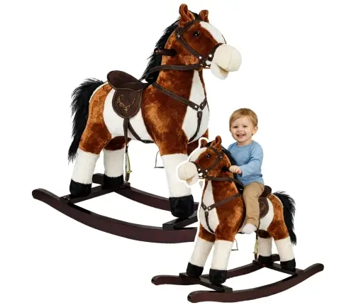 Rocking Horse Dark Brown 74 CM