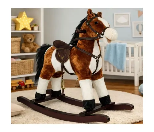 Rocking Horse Dark Brown 74 CM