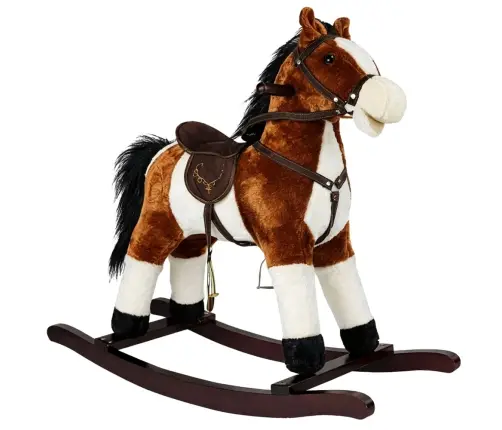 Rocking Horse Dark Brown 74 CM