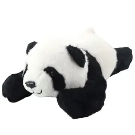 Plush Mascot Cuddly Toy Lying Panda Black and White 30cm