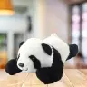 Plush Mascot Cuddly Toy Lying Panda Black and White 30cm