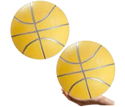 Pastel Yellow Soft Rubber Ball 8 Inches 20cm