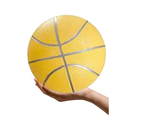 Pastel Yellow Soft Rubber Ball 8 Inches 20cm