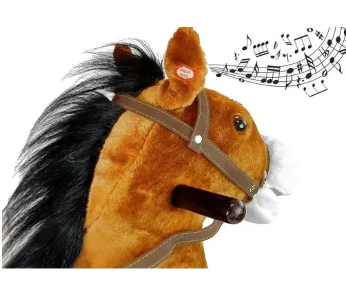 Rocking Horse 74cm Light Brown