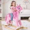 Rocking Horse 74cm Pink