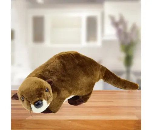 Plush Toy Otter Cuddly Toy Brown 37cm