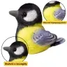 Small Plush Bird Blue Tit Goldfinch 10cm