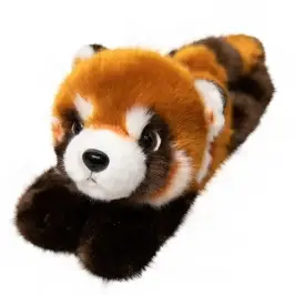 Plush Red Panda Mascot Keychain Ring Carabiner 13cm