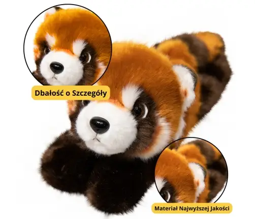 Plush Red Panda Mascot Keychain Ring Carabiner 13cm Plush Red Panda Mascot Keychain Ring Carabiner 13cm