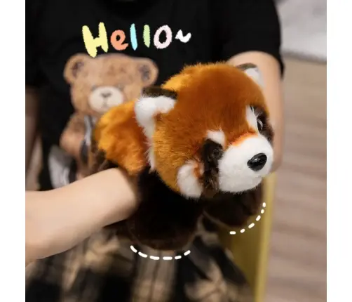 Plush Red Panda Mascot Keychain Ring Carabiner 13cm Plush Red Panda Mascot Keychain Ring Carabiner 13cm