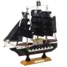 Collectible Model Decorative Pirate Sailing Ship Black 20x20cm Collectible Model Decorative Pirate Sailing Ship Black 20x20cm