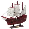 Collectible Decorative Model Sailing Ship Red 24x23cm