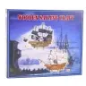 Collectible Model Decorative Pirate Sailing Ship Black 33x29cm Collectible Model Decorative Pirate Sailing Ship Black 33x29cm