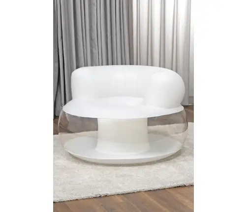Inflatable Chair White 112 x 112 x 70 cm Bestway 75138