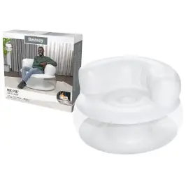 Inflatable Chair White 112 x 112 x 70 cm Bestway 75138