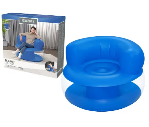 Inflatable Blue Chair112 x 112 x 70 cm Bestway 75138
