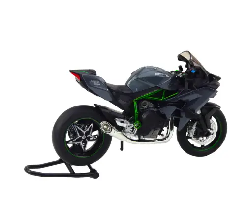 Sports Motorcycle Metal Lights Sounds Gray 1:12