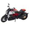 Sports Motorcycle Metal Lights Sounds Gold Red Elements 1:12