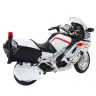 Motorcycle Metal Lights Sounds White Red Yellow Lines 1:12
