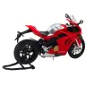 Sports Motorcycle Metal Lights Sounds Red 1:12
