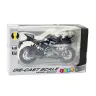 Sports Motorcycle Metal Lights Sounds Black 250 SR 1:12