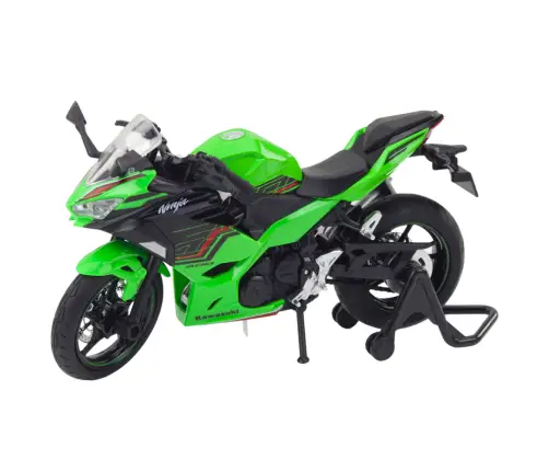 Sports Motorcycle Metal Lights Sounds Green 1:12