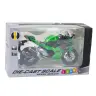 Sports Motorcycle Metal Lights Sounds Green 1:12