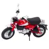 Motorcycle Retro Classic Metal Lights Red 1:12