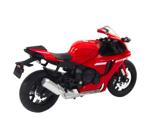 Sports Motorcycle Metal Lights Sounds Red R1 1:12