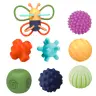 Set of Soft Sensory Balls Educational Butterfly 8pcs