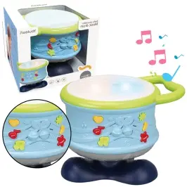 interactive Musical Drum Educational Lights Sounds Blue interactive Musical Drum Educational Lights Sounds Blue