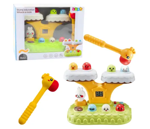 Whack-A-Mole Skill Game For Toddlers 20 Melodies 7 Speed ​​Levels