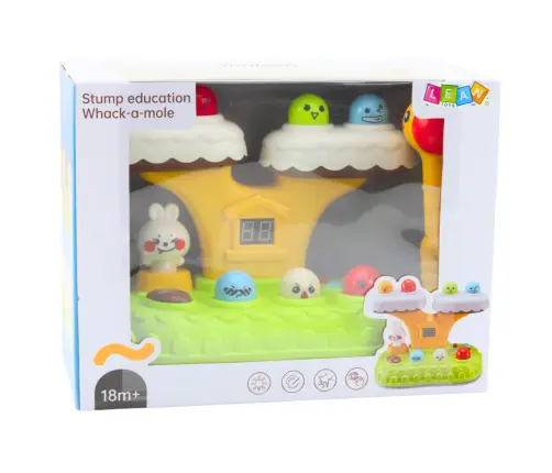 Whack-A-Mole Skill Game For Toddlers 20 Melodies 7 Speed ​​Levels