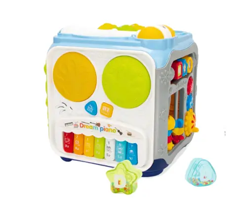 Multifunctional Educational Cube For Toddlers Lights Sounds Multifunctional Educational Cube For Toddlers Lights Sounds