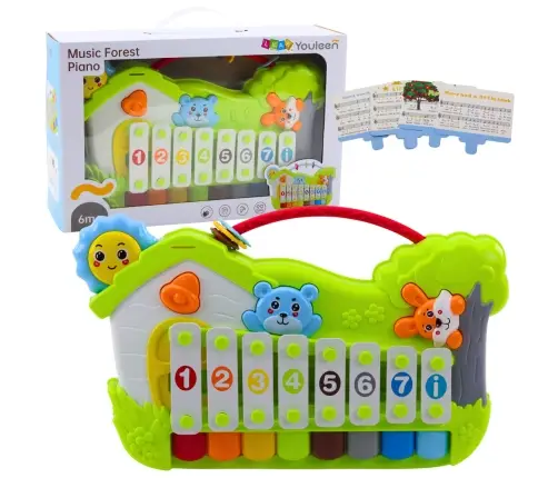 Musical Piano Forest Xylophone Note Cards 5pcs Musical Piano Forest Xylophone Note Cards 5pcs