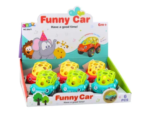 Baby Rattle Car Red Green Baby Rattle Car Red Green