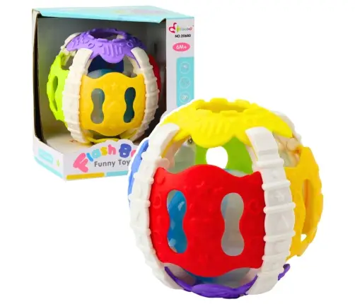 Sensory Ball For Babies Rubber Lights Sounds Colorful