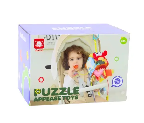 Sensory Toy Crab Bed Hanger 9in1