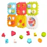 Educational Cube Sorter Numbers Patterns Clock Colored