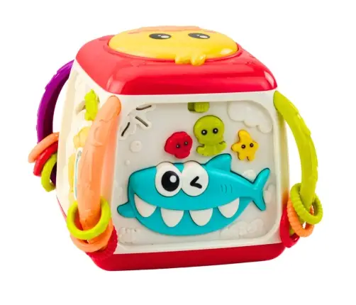 Interactive Educational Cube for Toddlers Colorful Duck