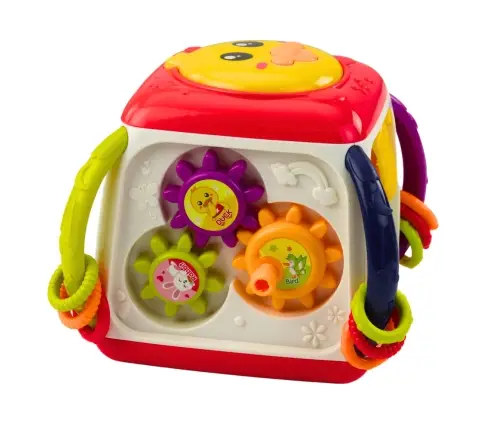 Interactive Educational Cube for Toddlers Colorful Duck
