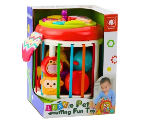 Cylinder Sensory Cube Interactive Sorter Lights Sounds Colorful