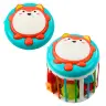 Cylinder Sensory Cube Interactive Drum Fox Lights Sounds Colorful