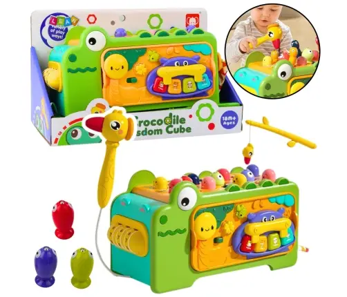 Crocodile Interactive Educational Cube Multifunctional Sounds
