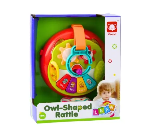 Interactive Owl Pendant with Moving Elements, Piano, and Rustling Tail