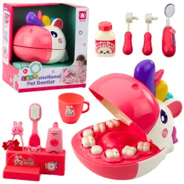 Unicorn Dentist Educational Set Doctor Dentist Pink Unicorn Dentist Educational Set Doctor Dentist Pink
