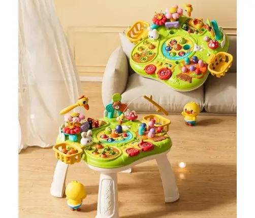 Multifunctional Board Interactive Table For Toddlers Skill Games